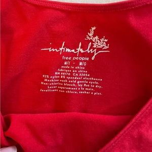 Free People Red Tank